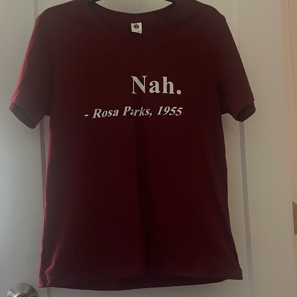 Maroon Graphic T-Shirt with Quote